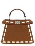 Bolsa Fendi em Couro de Bezerro Marrom