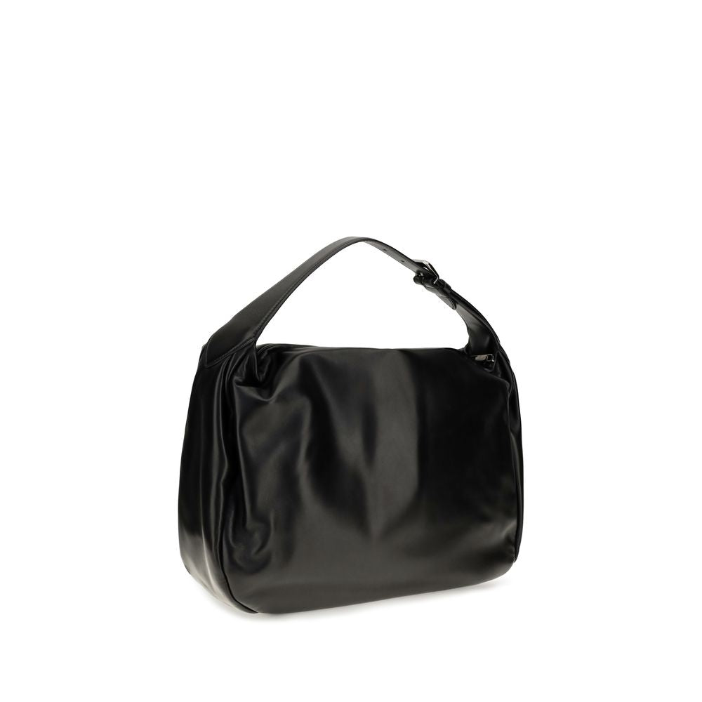 Brunello Cucinelli Black Lamb Ovis Aries Shoulder Bag