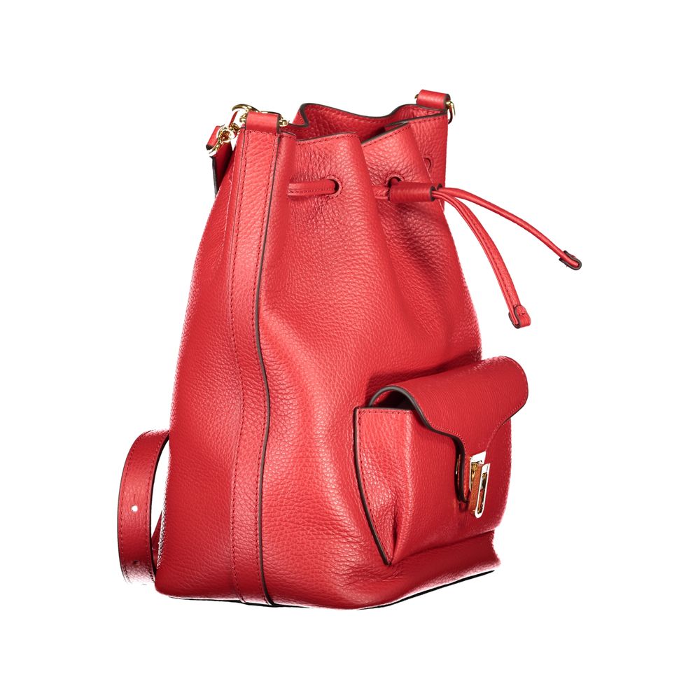 Bolsa Feminina Coccinelle de Couro Vermelho