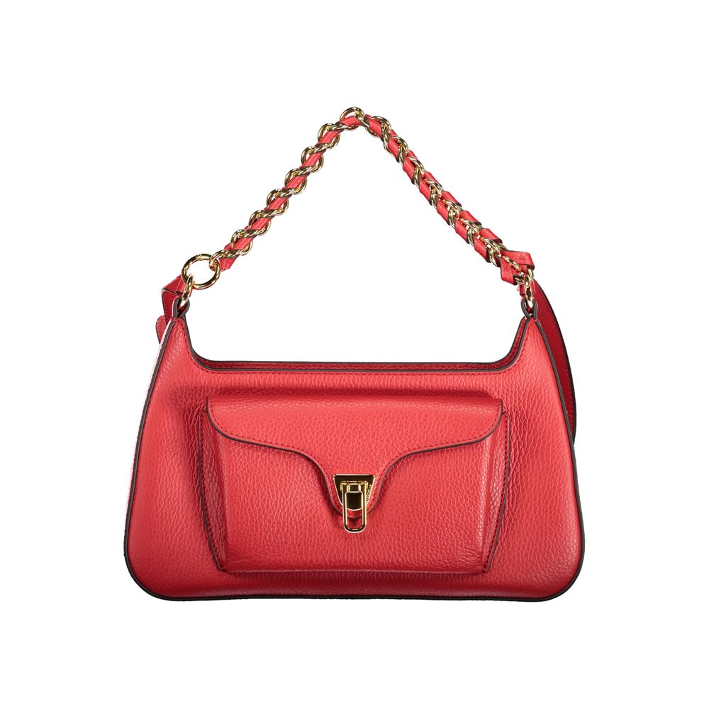 Bolsa Feminina de Couro Coccinelle Rosso