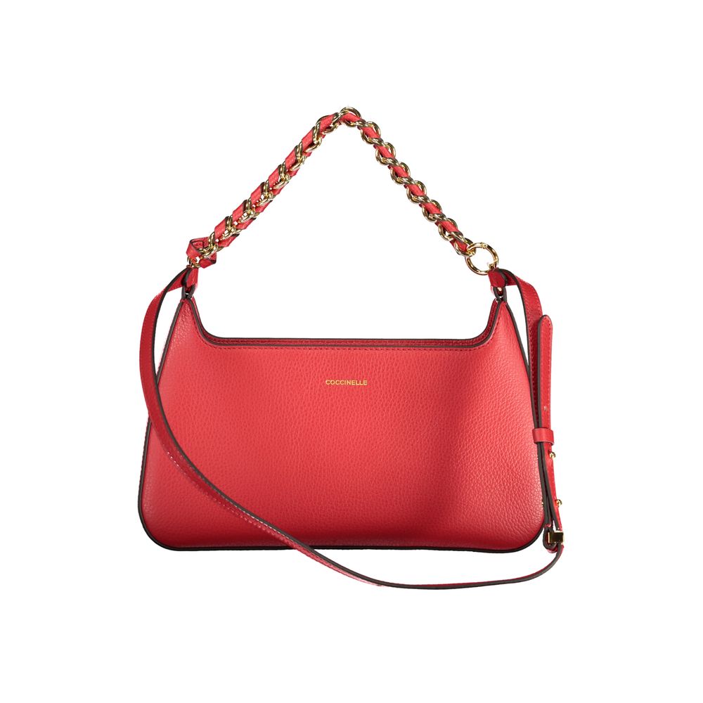 Bolsa Feminina de Couro Coccinelle Rosso