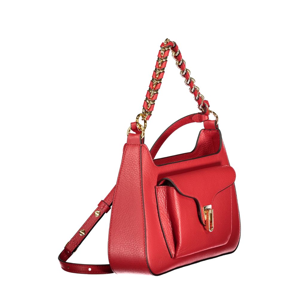 Bolsa Feminina de Couro Coccinelle Rosso