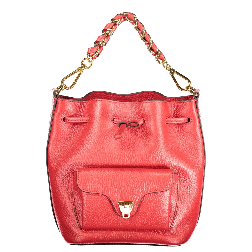 Bolsa Feminina Coccinelle de Couro Vermelho