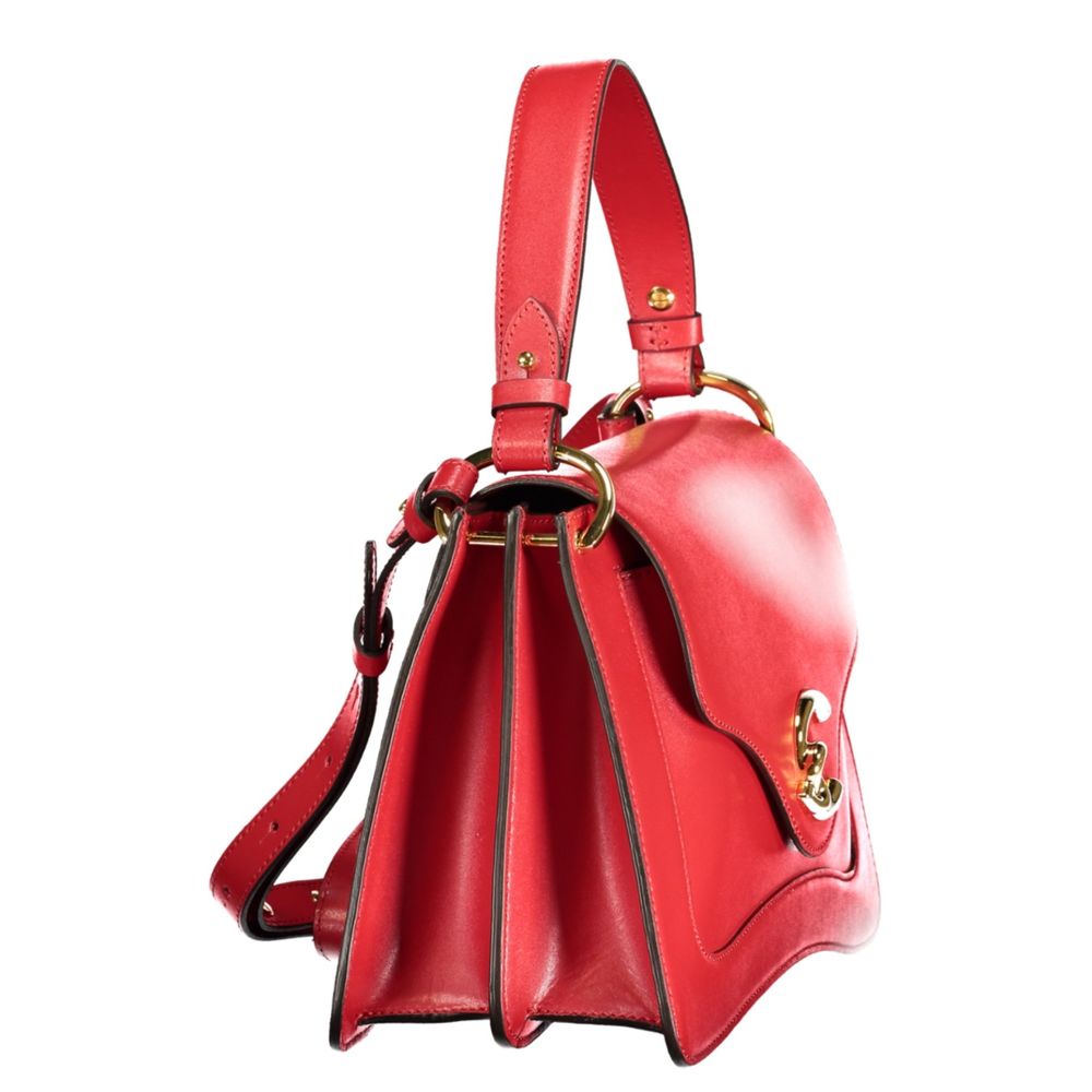 Bolsa Feminina Coccinelle de Couro Vermelho