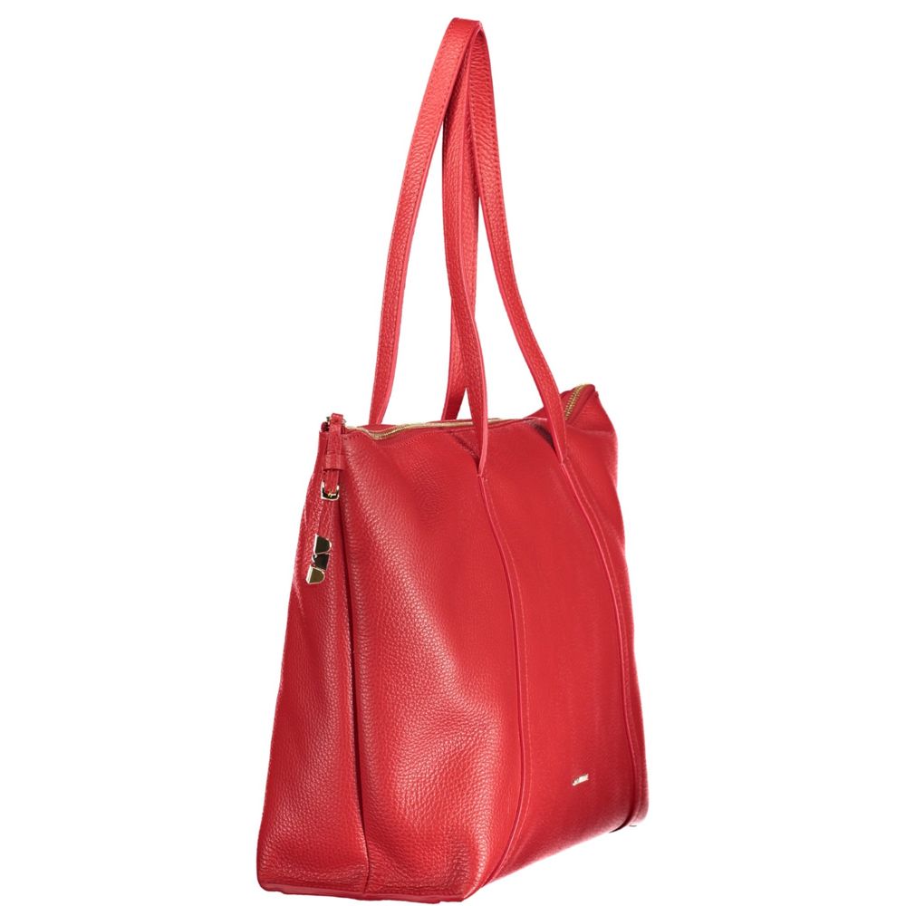 Bolsa Feminina de Couro Coccinelle Rosso