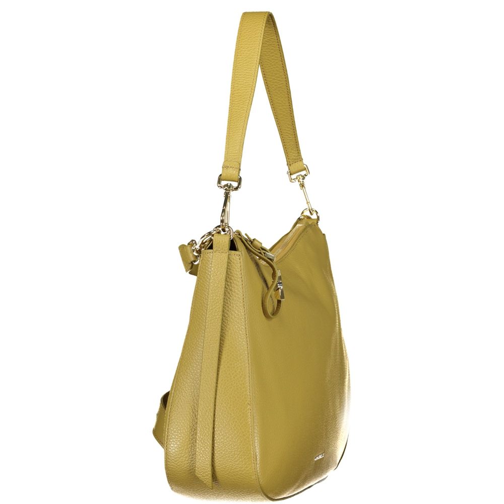Bolsa Feminina Coccinelle Verde de Couro com Alça Ajustável