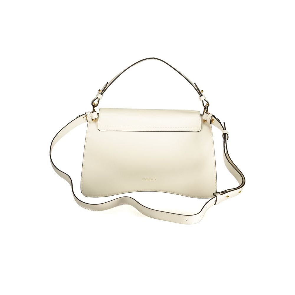 Bolsa Feminina de Couro Branca Coccinelle