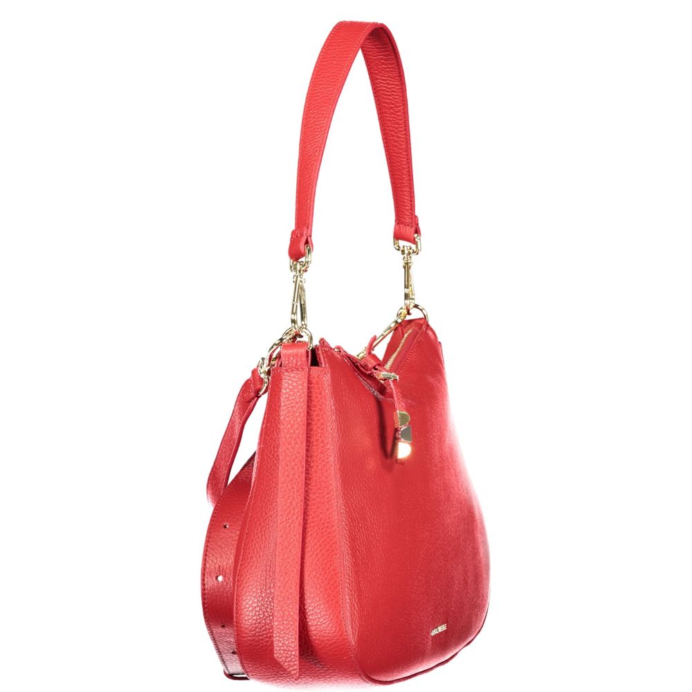 Bolsa de couro vermelha Coccinelle