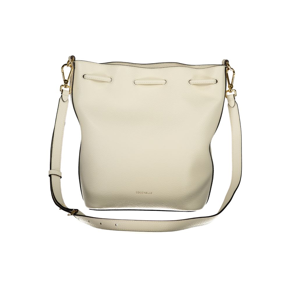 Bolsa Feminina Coccinelle de Couro Branco
