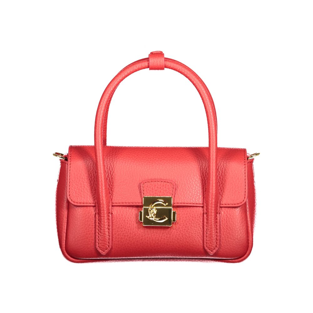 Bolsa Feminina Coccinelle de Couro Vermelho