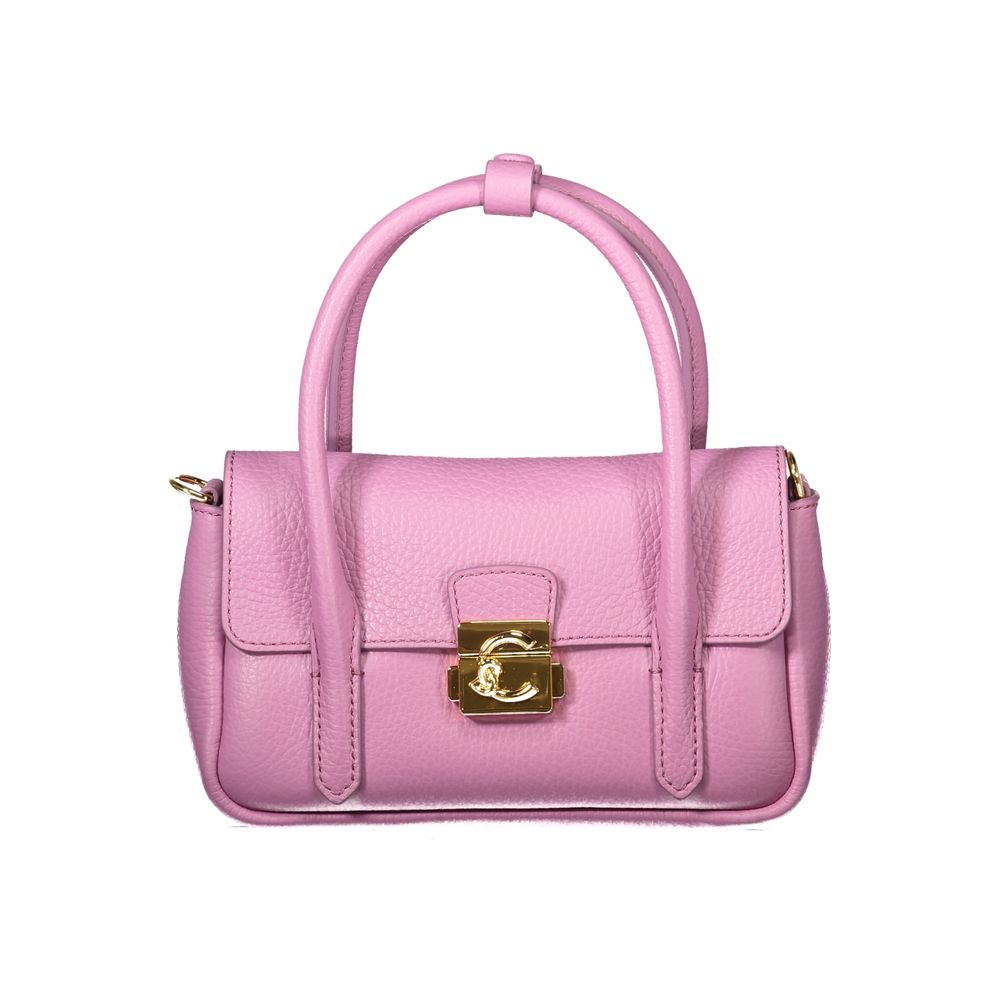 Bolsa Coccinelle de Couro Roxa