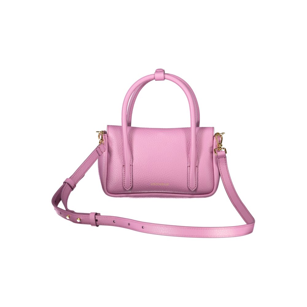 Bolsa Coccinelle de Couro Roxa