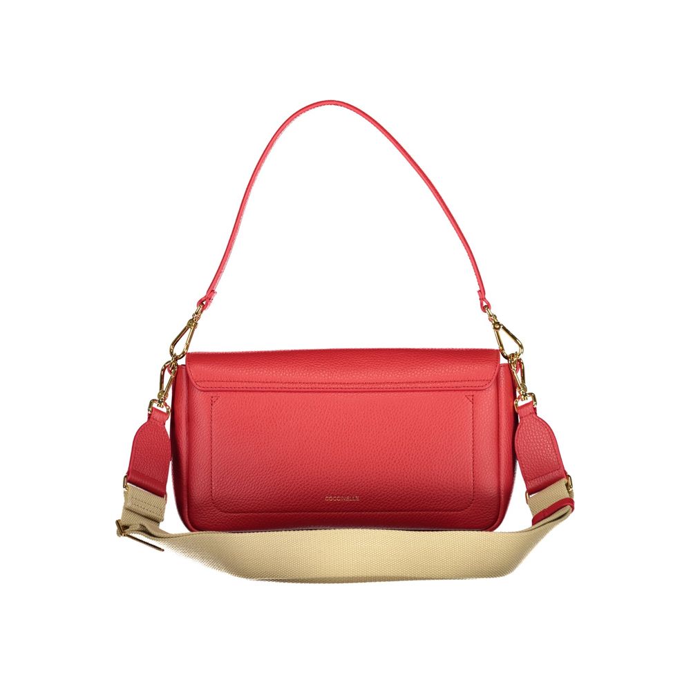 Bolsa Coccinelle de Couro Vermelho