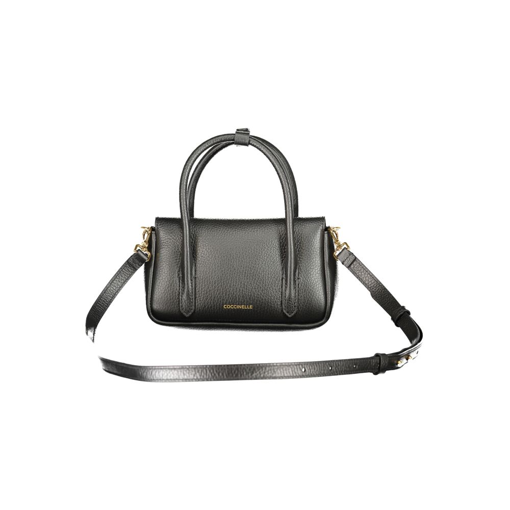 Bolsa Feminina Coccinelle de Couro Preto