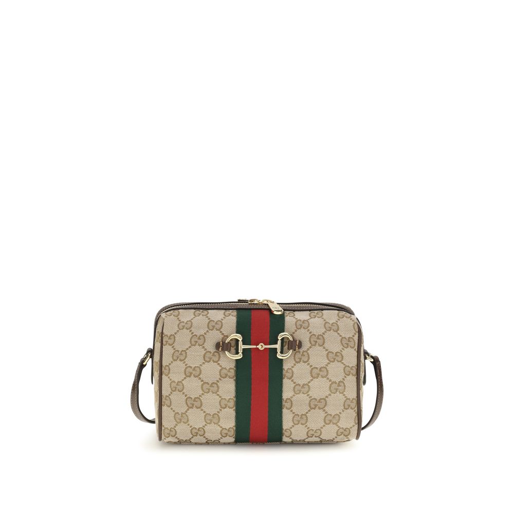 Bolsa de Ombro Gucci Bege em Tecido