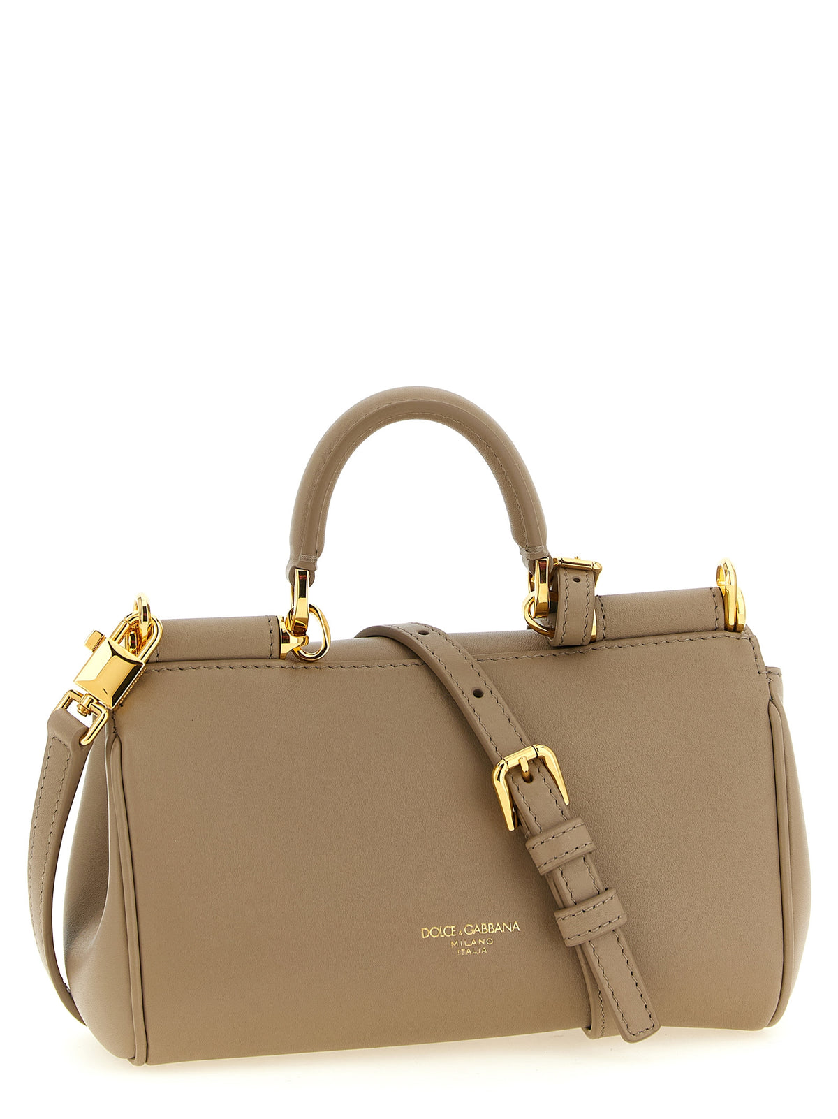 Dolce & Gabbana Beige Calfskin Handbag