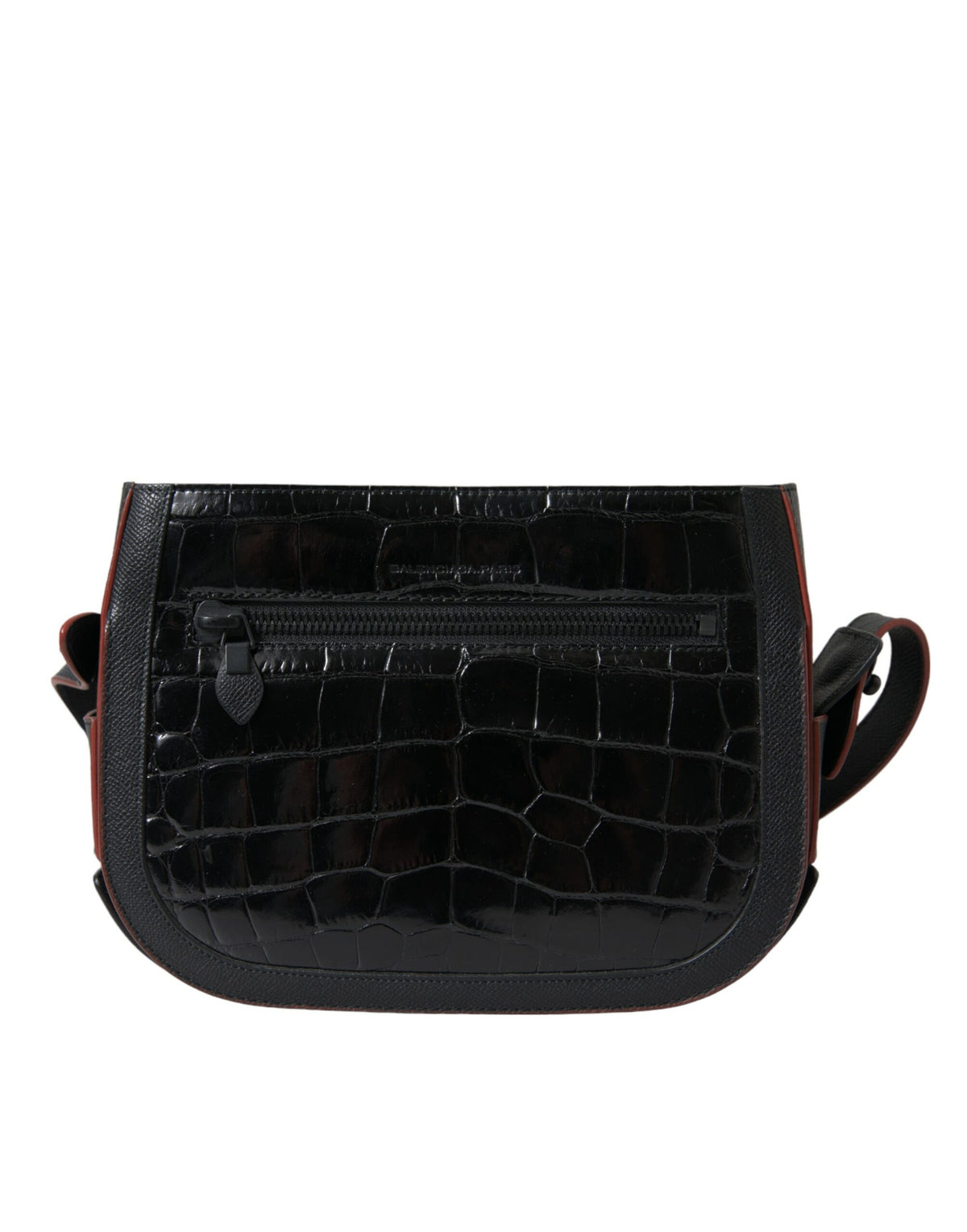 Balenciaga Black Exotic Leather Shoulder Crossbody Camera Bag