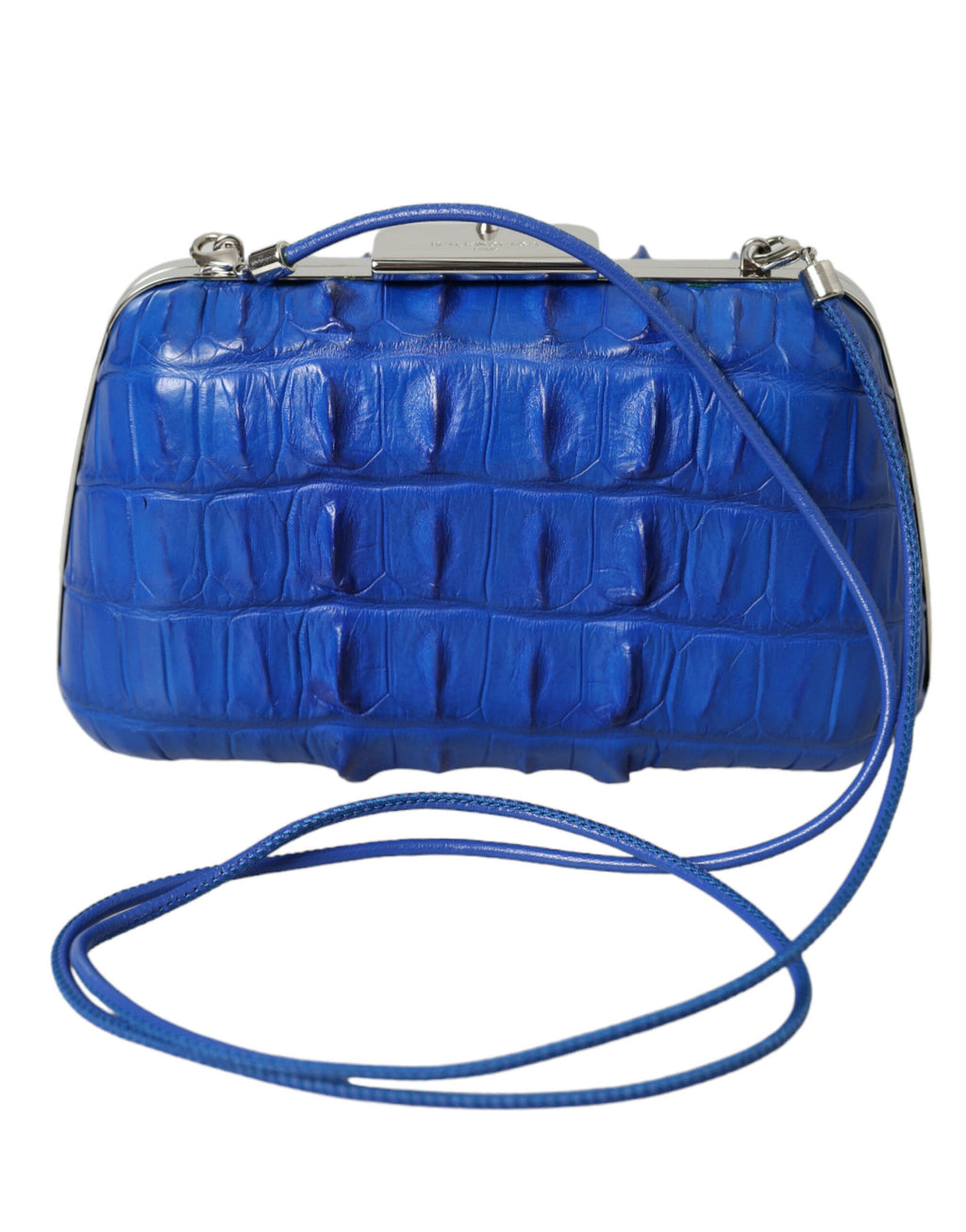 Bolsa de Ombro/Transversal/Clutch Balenciaga Azul em Couro Exótico