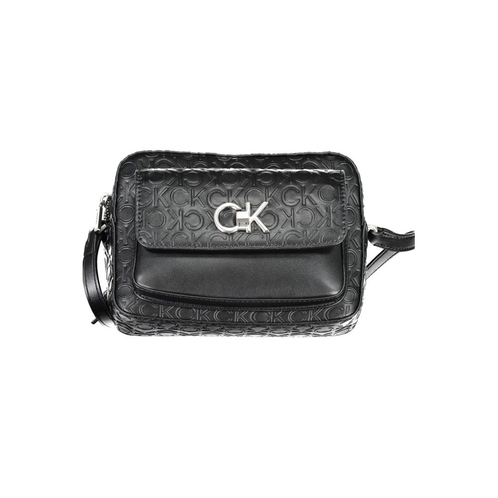 Calvin Klein Black Polyester Women's Shoulder Bag