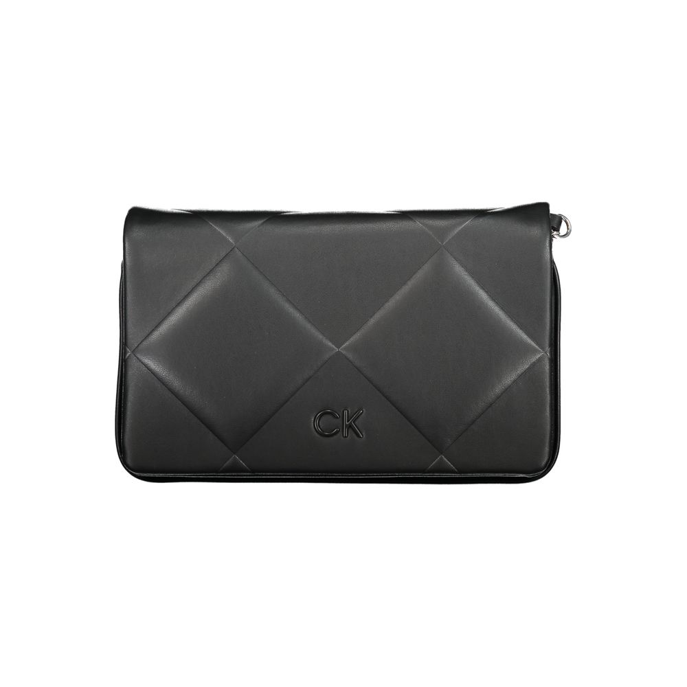 Calvin Klein Bolsa Feminina Preta de Poliuretano