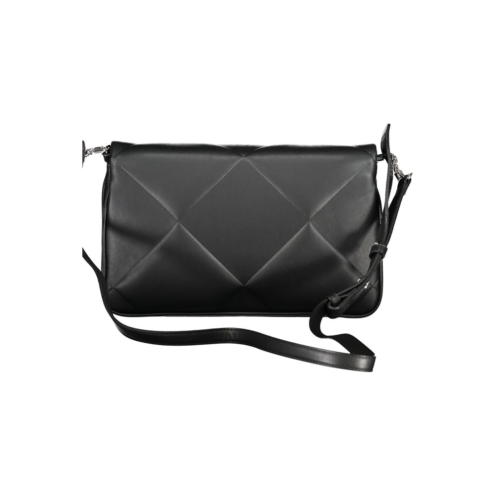 Calvin Klein Bolsa Feminina Preta de Poliuretano