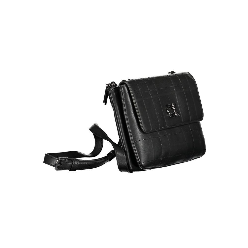 Calvin Klein Nero Polyester Women Shoulder Bag