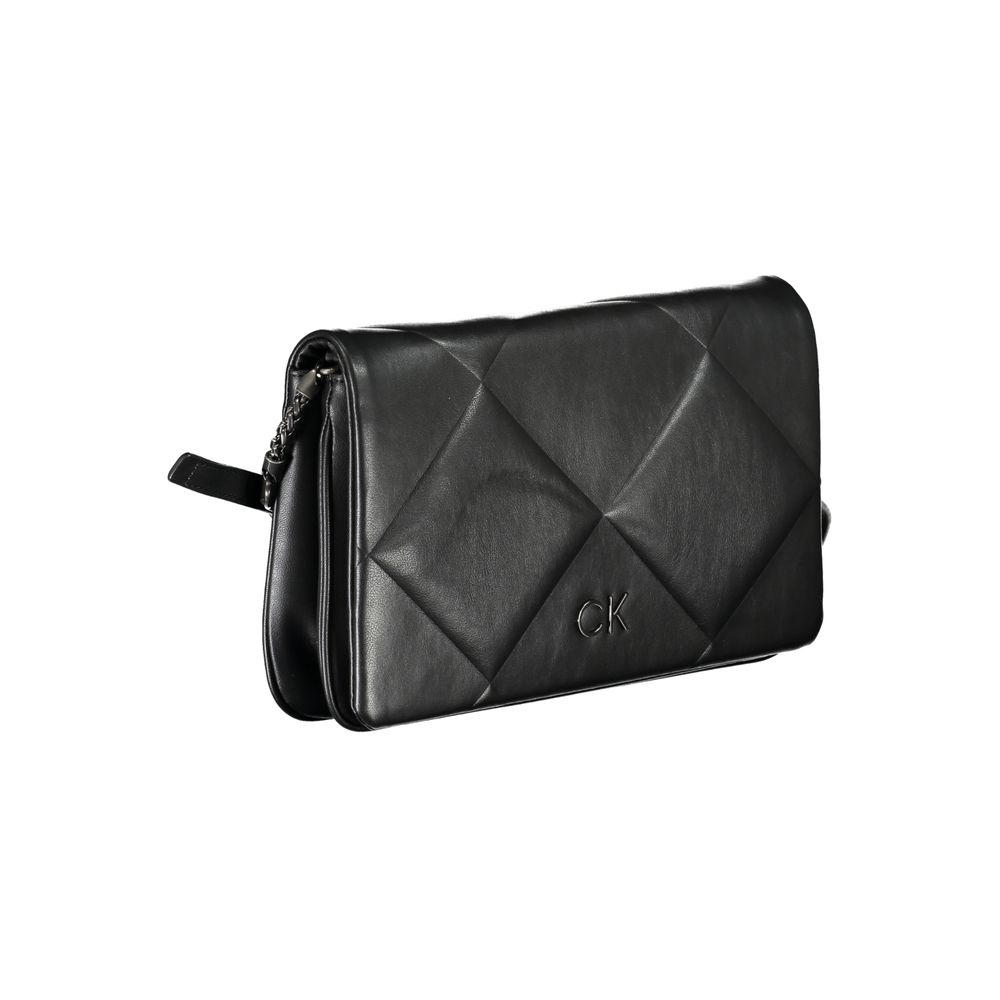Calvin Klein Black Polyester Women Shoulder Bag