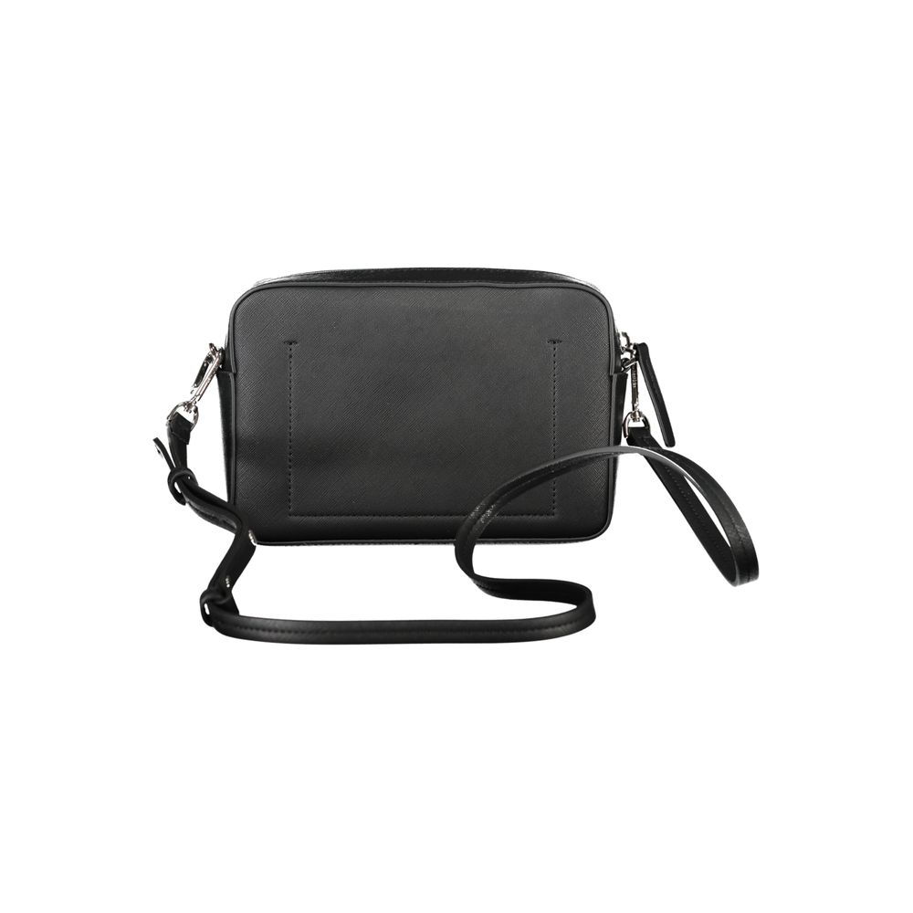 Calvin Klein Black Polyurethane Women's Shoulder Bag