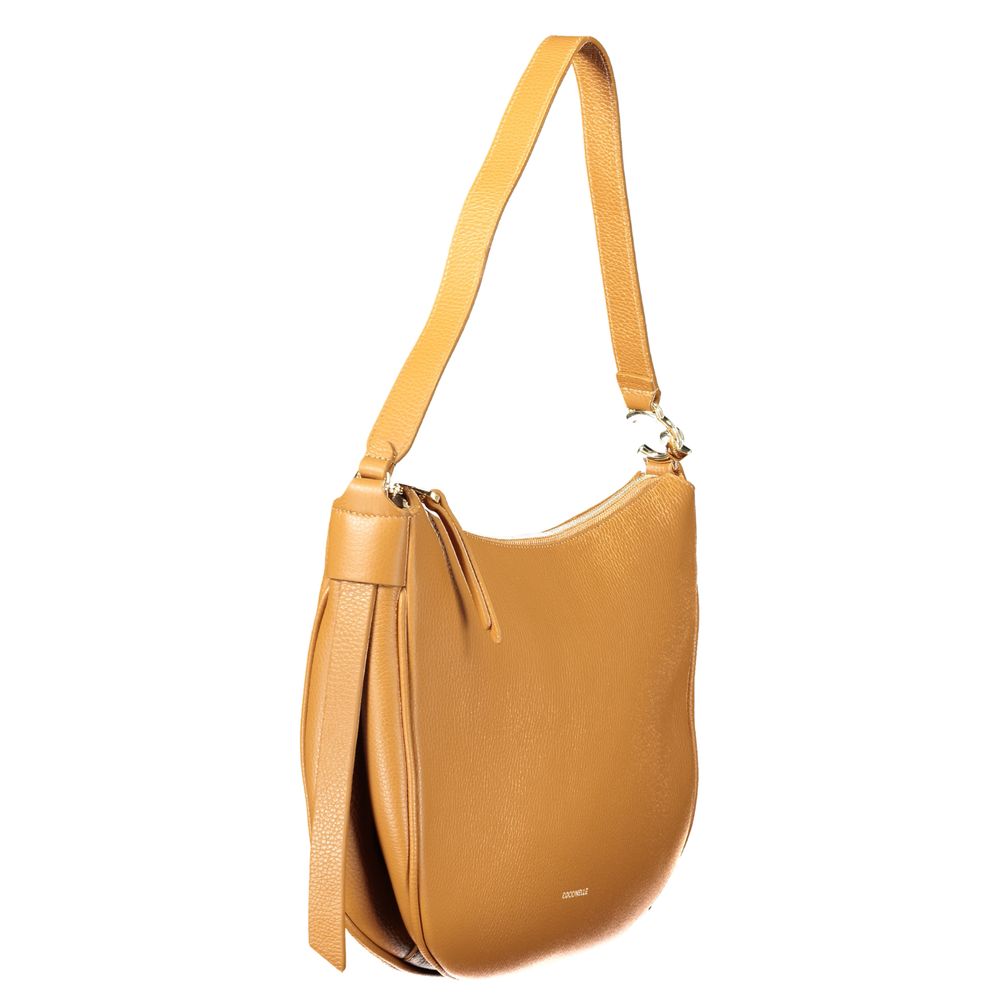 Bolsa Feminina de Couro Marrom Coccinelle