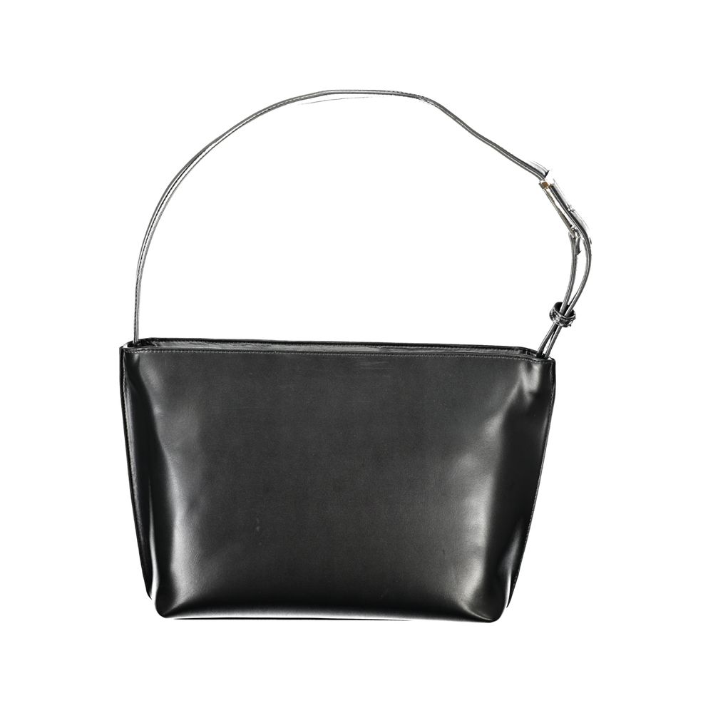 Calvin Klein Bolsa de Ombro Feminina Preta em Poliéster