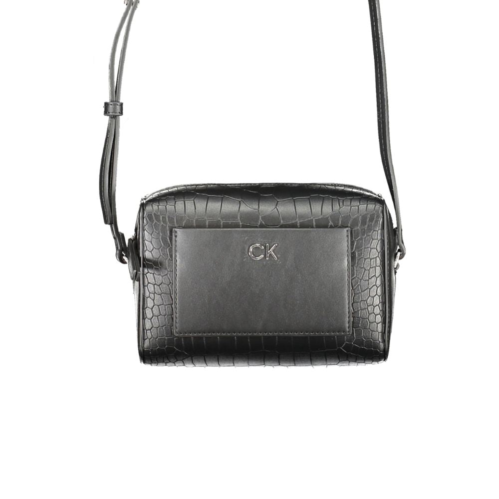 Calvin Klein Black Polyester Women Shoulder Bag