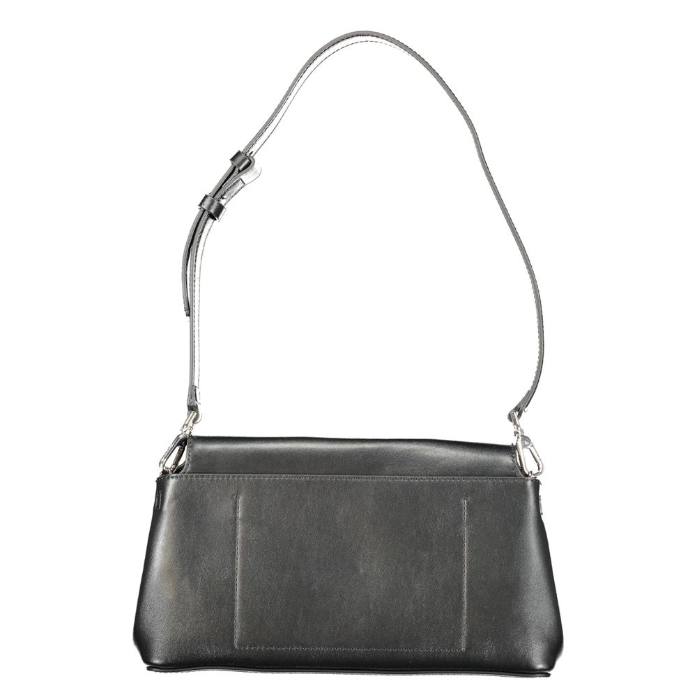 Calvin Klein Nero Polyurethane Women Shoulder Bag