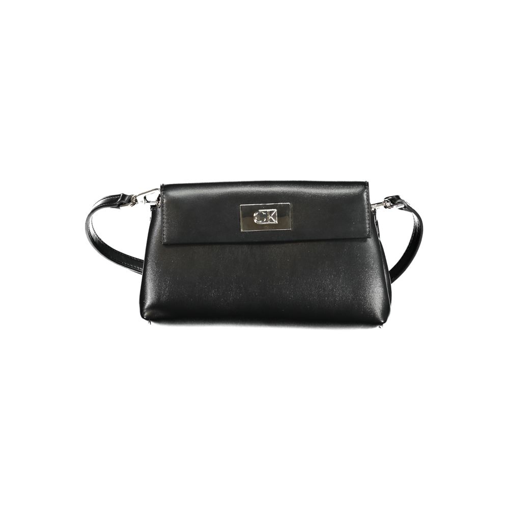 Bolsa de Mão Feminina Calvin Klein em Poliéster Preta