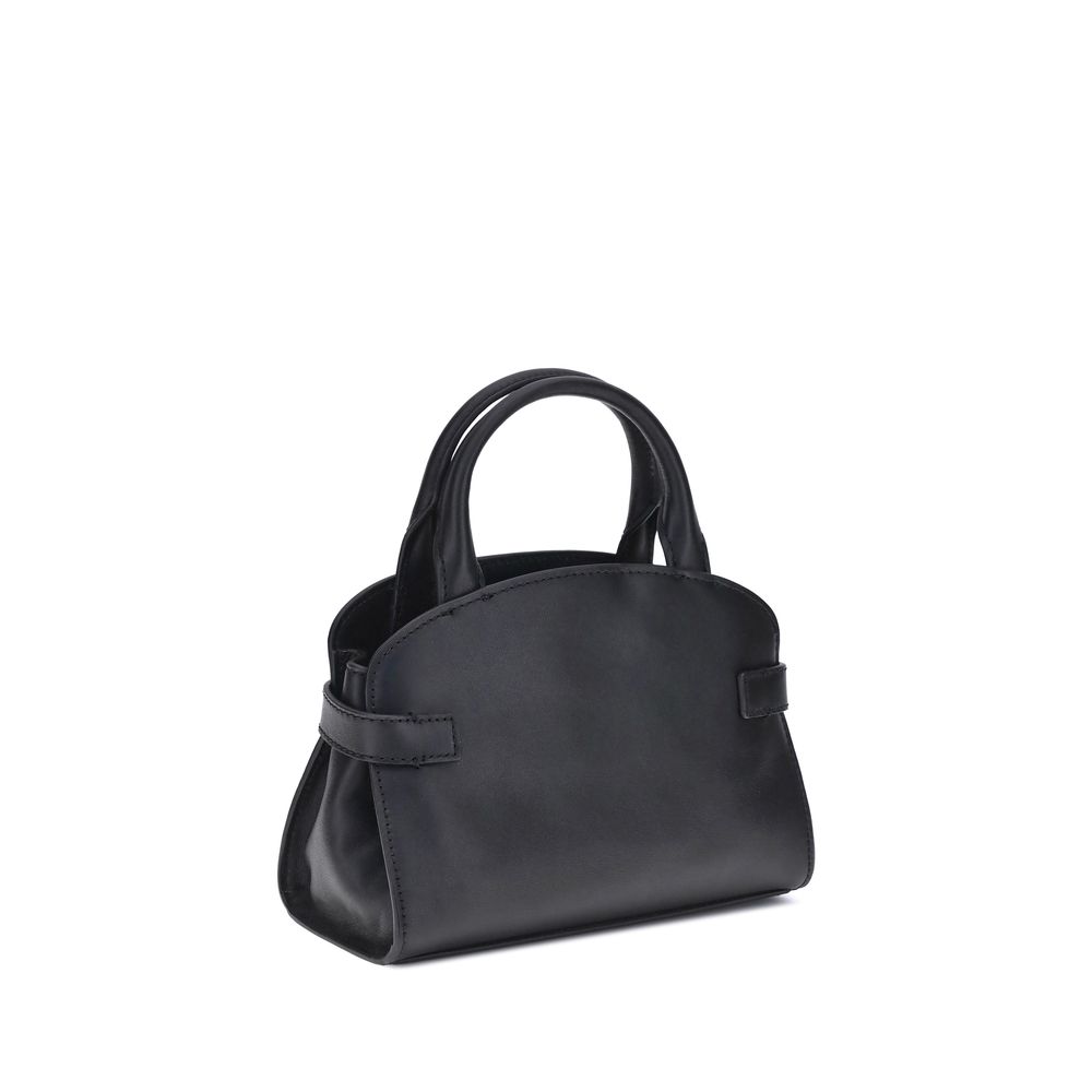 Coccinelle Black Calf Leather Bos Taurus Handbag
