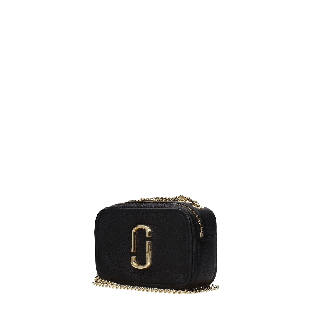 Marc Jacobs Black Leather Crossbody Bag