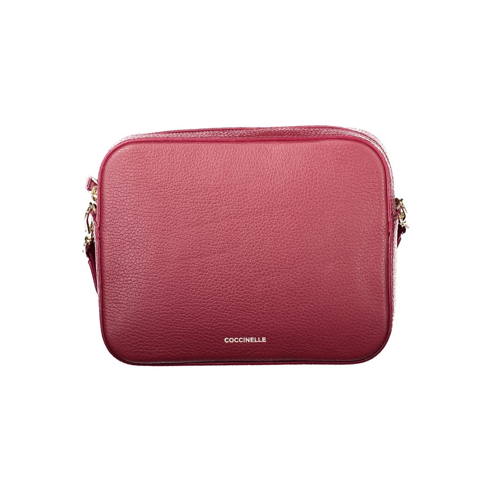 Bolsa Feminina Coccinelle de Couro Vermelho