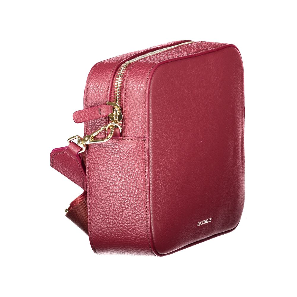 Bolsa Feminina Coccinelle de Couro Vermelho