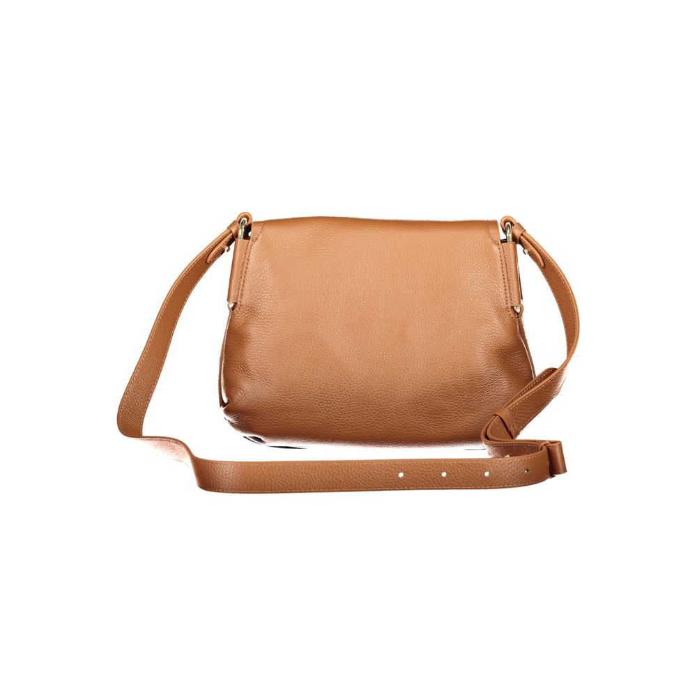 Bolsa Feminina de Couro Coccinelle Marrone