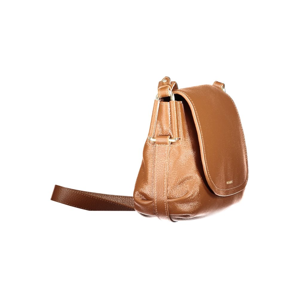 Bolsa Feminina de Couro Coccinelle Marrone